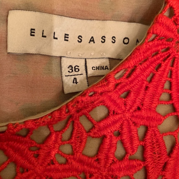 Elle Sasson Mimi Floral Lace Sheath Dress - Picture 6 of 8